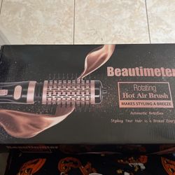 Beautimeter® 3-in-1 Hot Air Styler: Rotating Blow Dryer Brush with 2-Inch and 1.5-Inch Brushes