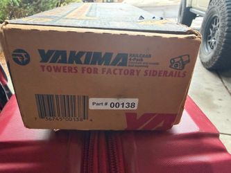 Yakima RailGrab 4-Pack Towers and Crossbars