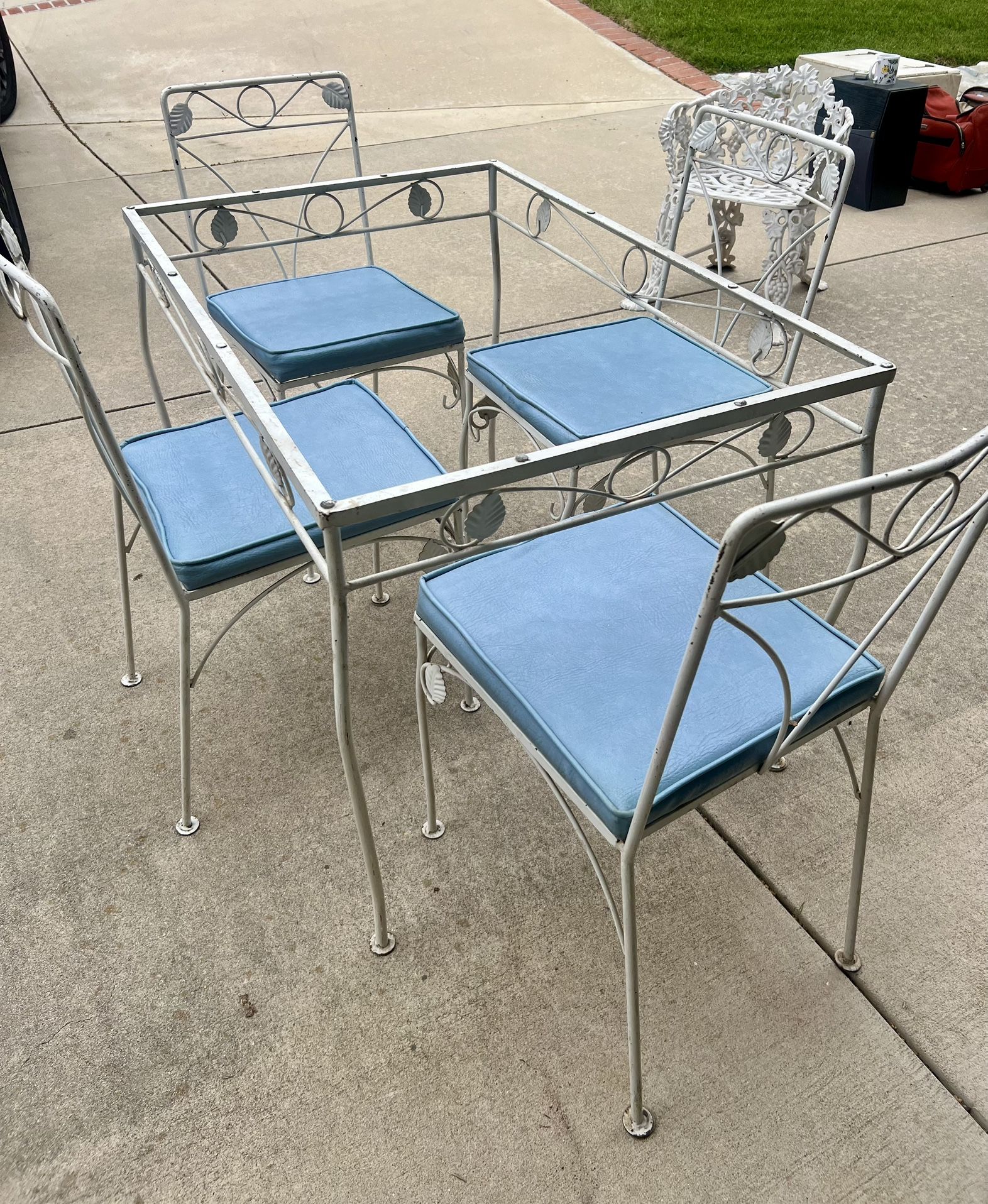 Cast Iron Patio Set 1950’s