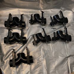 Valterra RV Camper Waste Double Elbow Valves Lot