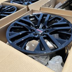  4X OEM BRAND NEW 22" GMC Yukon Sierra Chevy Silverado Tahoe 5903 wheels Escalade - NEW IN BOX