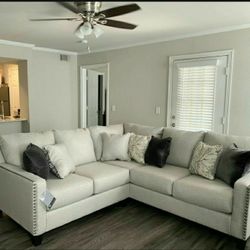 Hallenberg Fog LAF Sectional / Couch  929