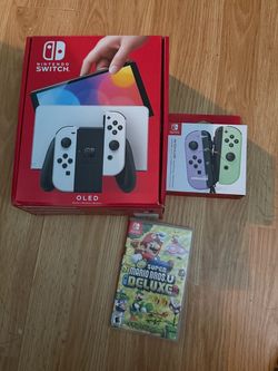 Nintendo Switch OLED Bundle with Joy-Con and Game
