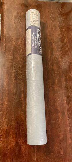 Vintage Diane Von Furstenberg Moire  Blue Sky Wall Covering  