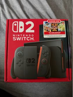 Nintendo switch 2 w/Full game download choice