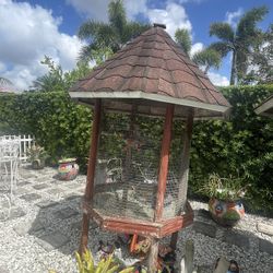 Tiki Bird Cage 