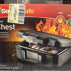 SentrySafe 1200 Fire-Resistant Safe Box with Key Lock – 0.18 cu ft, Black 