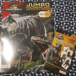 Set Of New Jurassic World Activities 