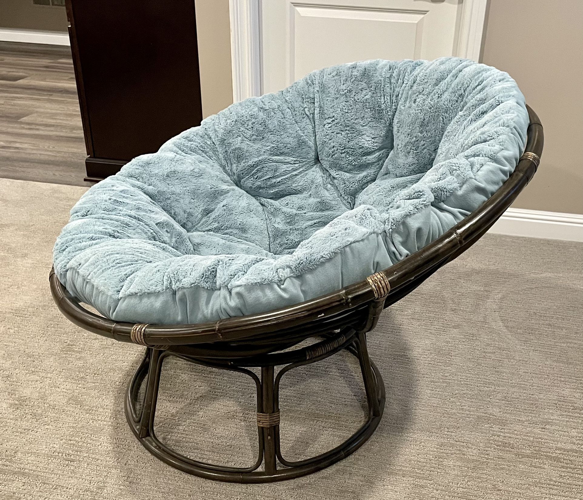 Pier One Papasan Chair With Cushion For Sale In Rochester, MI OfferUp