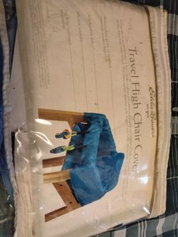 Travel high chair cover