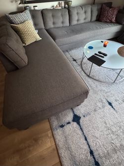 2 piece grey sectional