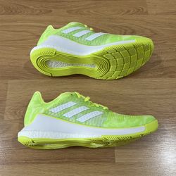adidas gazelle silver green womens adidas Court Stabil Indoor Shoes - Men's - Lucid Lemon / Lucid Lemon / Core Black main image 1