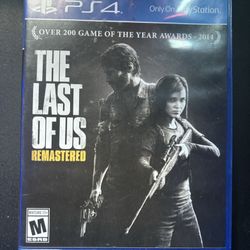 Ps4 The Last Of Us Remastered Disk
