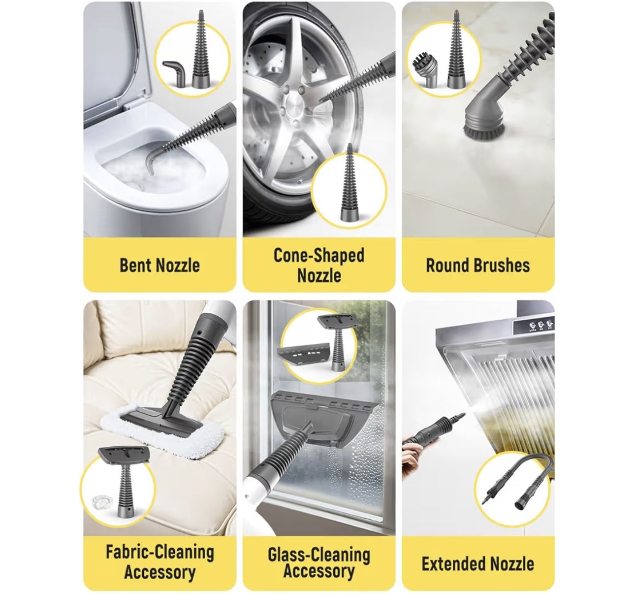 Handheld Steam Cleaner β 19-Piece All-Purpose Cleaning Kit