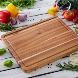 24 x 18 Inch XXL Countertop Cutting Boards - BEZIA Extra Large Chopping Board for Kitchen - Meat Cutting Board for BBQ - Turkey Carving Board - Extra 