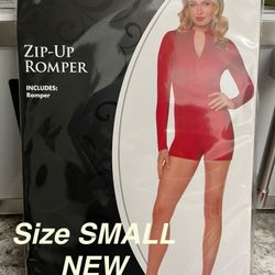Halloween Costume ZipUp Romper Size SMALL