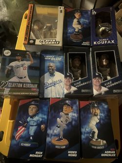 La Dodger Bobble Heads