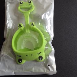 Kids Silicone Toothbrush Trainer Frog Design