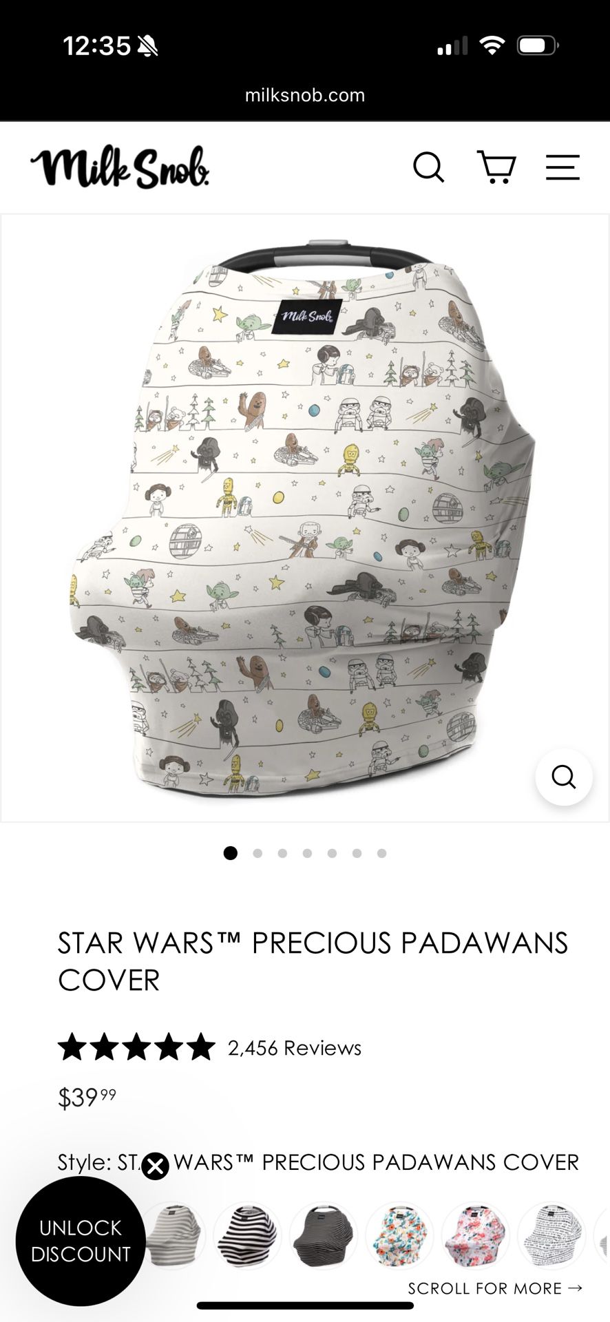 Star Wars Milk Snob Cover