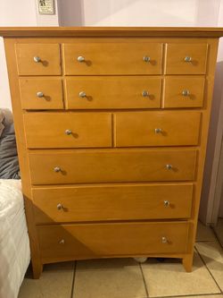Wood dresser