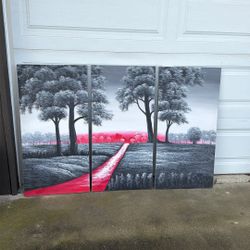 Three Piece Canvas Art