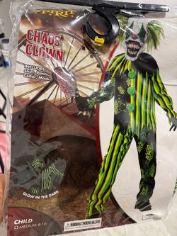 Clown Costume Size 8-10