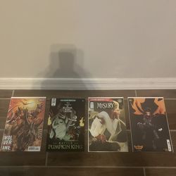 Comic Book Lot - Wolverine, Batman And Robin, Misery, Nightmare Before Christmas