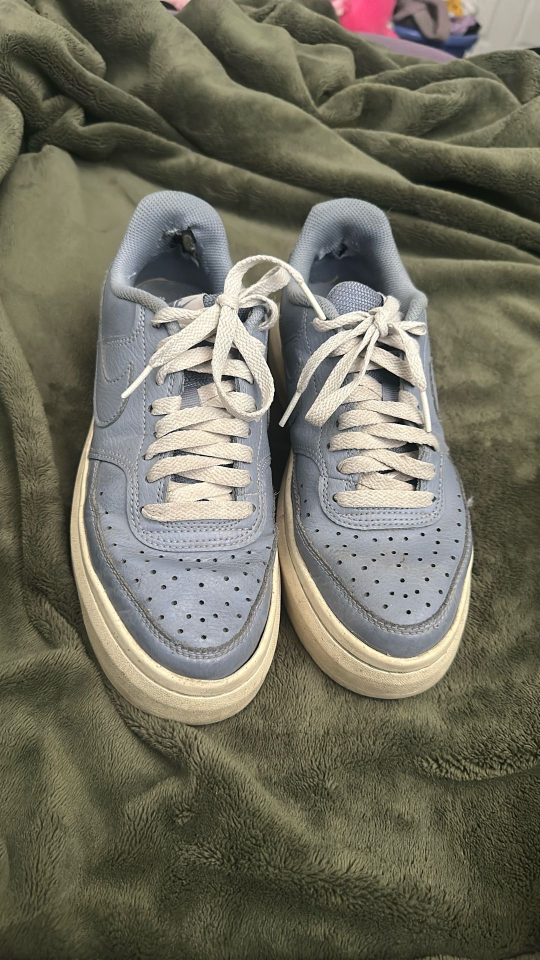 Nike shoes, blue and white, size 8.5 women’s