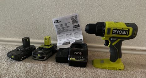 Brand new RYOBI ONE+ 18V Drill + Charger + 2 Batteries