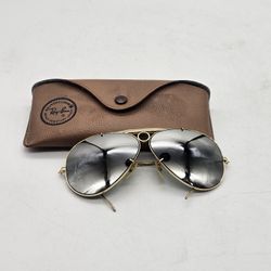 Vintage B&L RAY-BAN  Shooter Sunglasses With Mirror Lenses