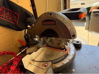 Black and decker miter saw