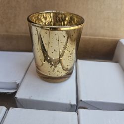 Gold Tealight Candle Holders