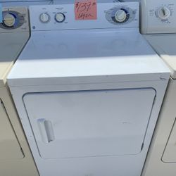 Ge Dryer White . Warehouse pricing.  Warranty . Delivery Available . 2522 Market st. 33901