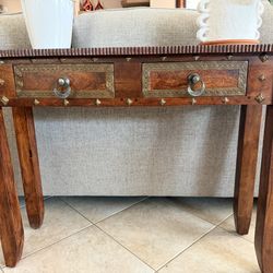 Home Decor / Rustic Wood Console / Entryway Table with Drawers