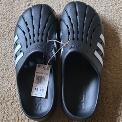 New Adidas Adilette Clogs, Size M:12, W:13