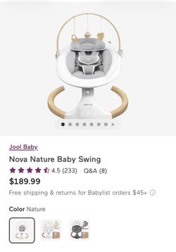Jool Baby Nova Nature Baby Swing