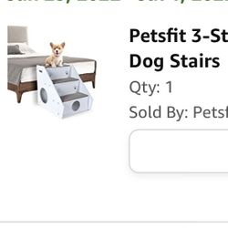 Brand New Unopened Box Petsfit Wooden, Non-slip Pet Stairs for Dogs