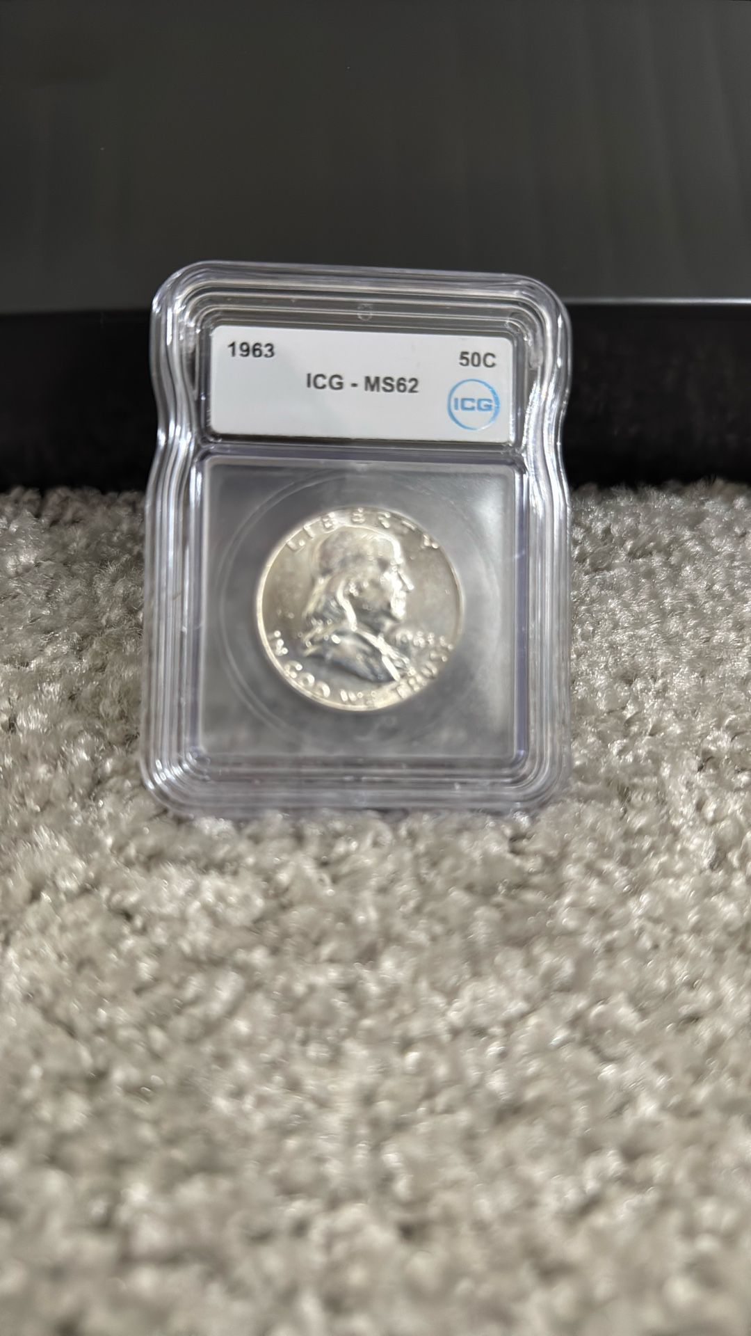 1963 Franklin 1/2 Dollar Graded