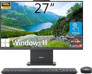 Lenovo IdeaCentre AIO 27" Desktop FHD Ryzen 5 8656HS 16GB  1TB F0HQ0060US