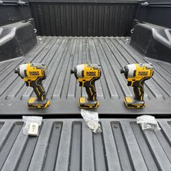 DEWALT ATOMIC 20V MAX Cordless Brushless Compact 1/4 in. Impact Driver (Tool Only) **2 Available, $90 Each**
