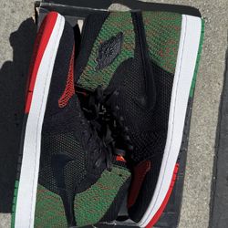 (Size 14) Air Jordan 1 Retro High Flyknit 'Black History Month