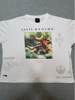 Civil Regime x Star Wars Chewbacca Distressed Shirt