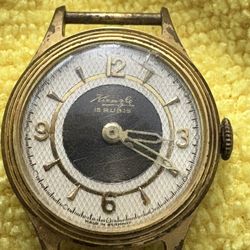 Kinzle "15 RUBIS" Watch Face - Vintage German Made 