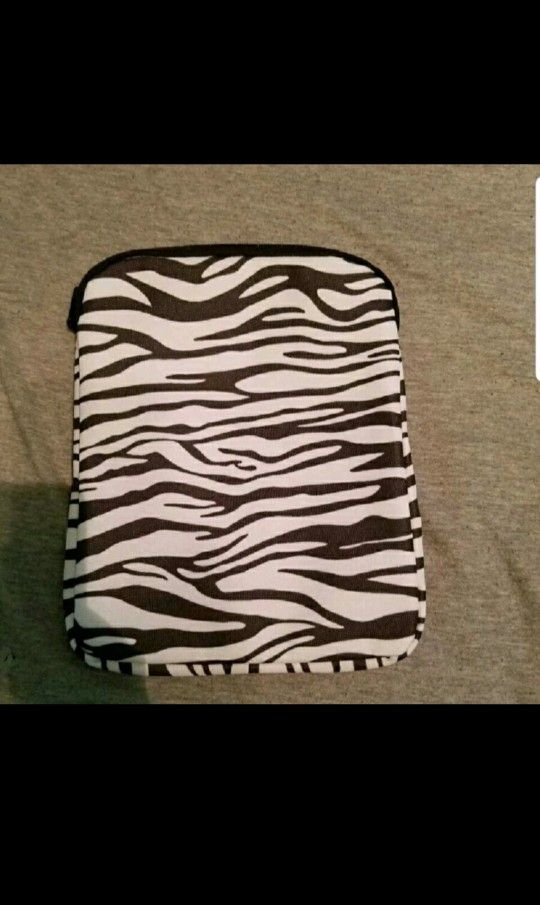 Zebra Print Tablet Case