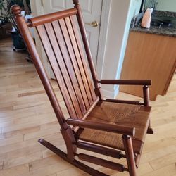 Vintage wood  rocking chair