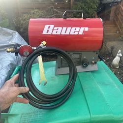 BAUER 30,000 to 60,000 BTU Forced Air Propane Portable Heater
