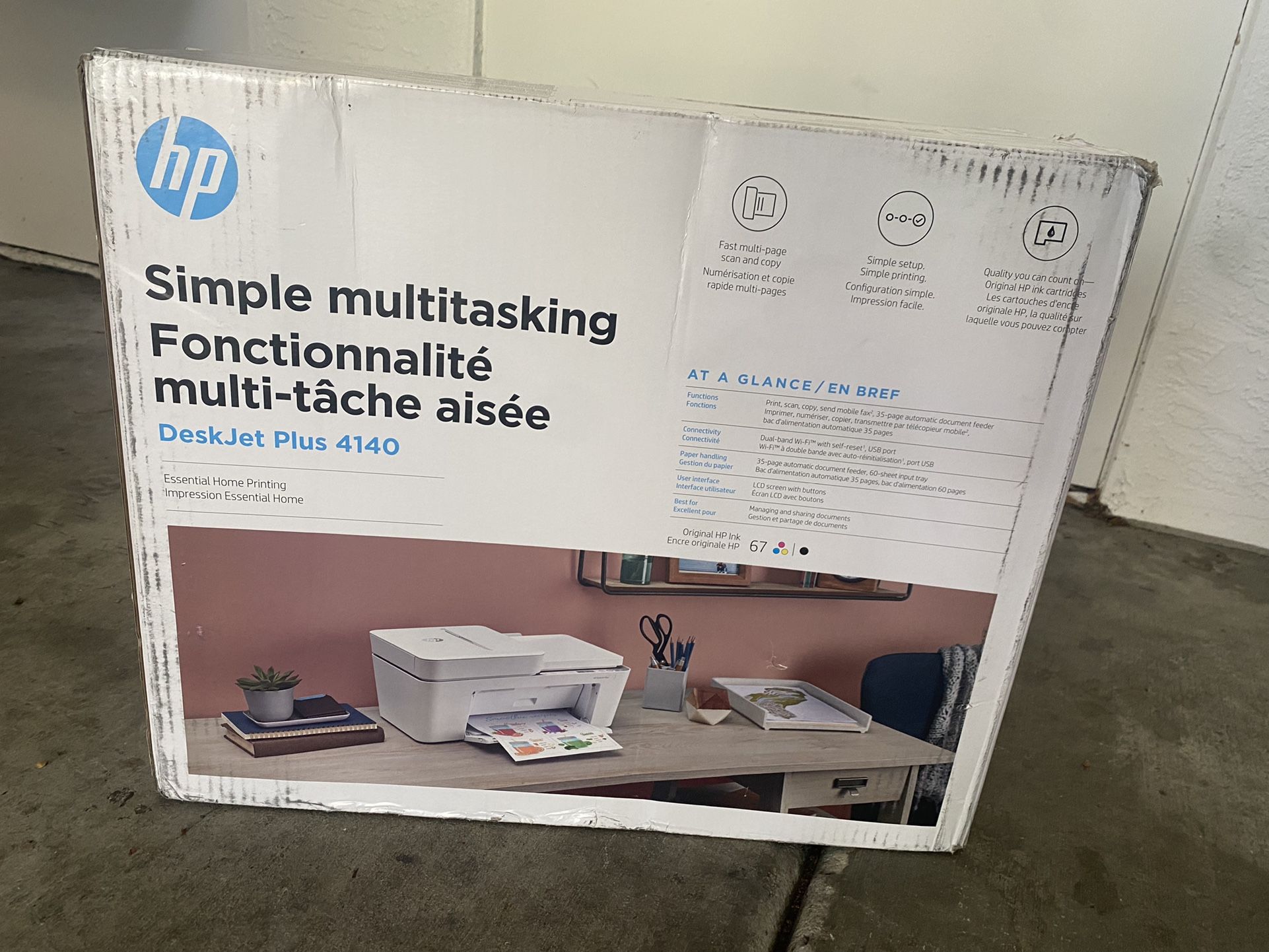 HP DeskJet Plus 4140 Printer