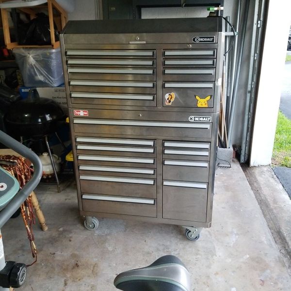 Kobalt Tool Box Chest Combo Stainless Steel for Sale in Miami, FL OfferUp