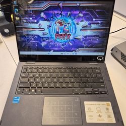14" ASUS VivoBook Go 14 Flip Thin and Light 2-in-1 Laptop Quiet Blue, 1.10 Celeron N4500, 4GB RAM, 64GB eMMC SN N5N0CV08H880209 $195