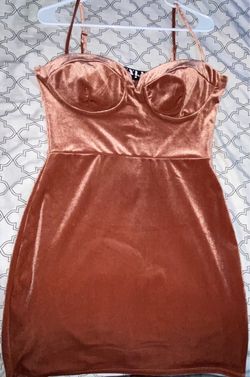 Velvet Bustier Mini Dress